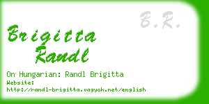 brigitta randl business card